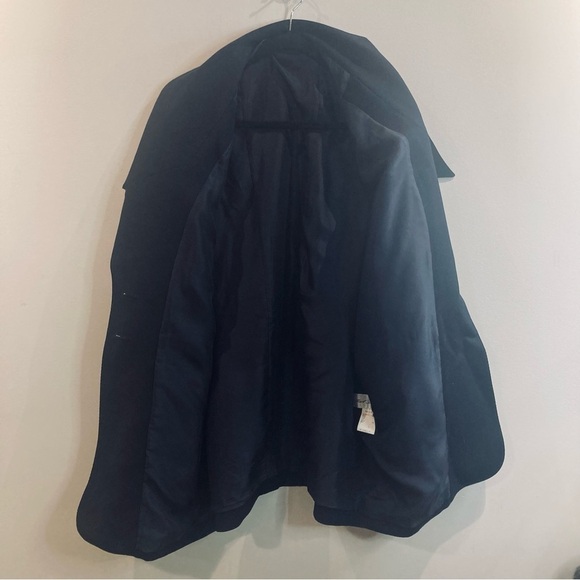 KARL LAGERFELD Sz 46 100% Wool Doleman Sleeve Pockets Large Lapel Vintage Blazer - Picture 8 of 8